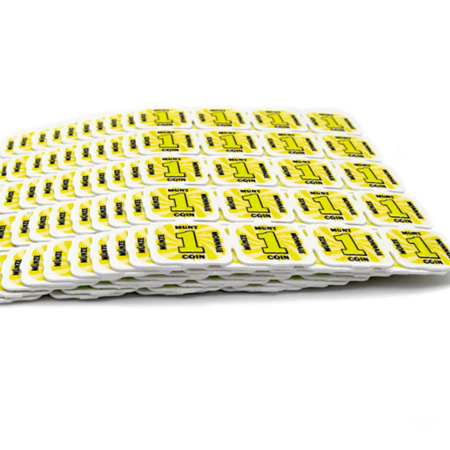 CombiCraft Breekmunten plastic met 40 munten per matje - per 1000 stuks