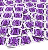 Breekmunten plastic met 40 munten per matje - per 1000 stuks