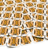 Breekmunten plastic met 40 munten per matje - per 1000 stuks