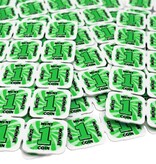 Breekmunten plastic met 40 munten per matje - per 1000 stuks