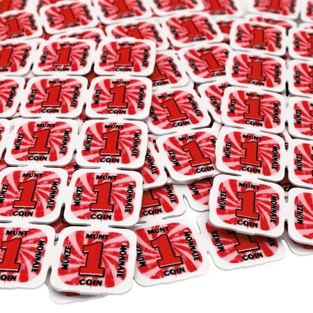 CombiCraft Breekmunten plastic met 40 munten per matje - per 1000 stuks