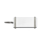 Blanco Breda hotel sleutelhanger van aluminium