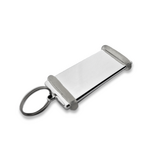 Blanco Breda hotel sleutelhanger van aluminium