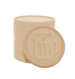CombiCraft Consumptiemunten van gerecycled plastic met bierpul afdruk Ø29mm -  per 250 stuks