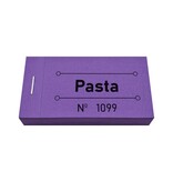Consumptiebon pasta in paars 50x30mm - per 50 bonnen