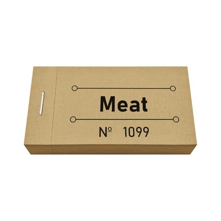 Consumptiebon meat in caramel 50x30mm - per 50 bonnen