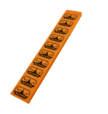 CombiCraft Consumptiebon Halloween in oranje op strips - per 1000 bonnen