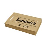 Consumptiebon sandwich in caramel 50x30mm - per 50 bonnen