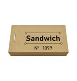 Consumptiebon sandwich in caramel 50x30mm - per 50 bonnen