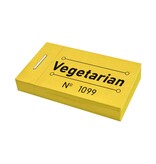 CombiCraft Consumptiebon vegetarian in geel 50x30mm - per 50 bonnen