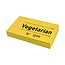 CombiCraft Consumptiebon vegetarian in geel 50x30mm - per 50 bonnen
