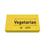 CombiCraft Consumptiebon vegetarian in geel 50x30mm - per 50 bonnen