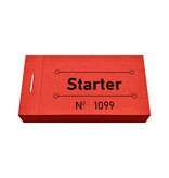 Consumptiebon starter in rood 50x30mm - per 50 bonnen