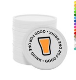 Gekleurde good for one drink consumptiemunten Ø29mm - 100 stuks