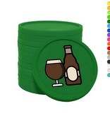 CombiCraft Gekleurde speciaalbier consumptiemunten Ø29mm - 100 stuks