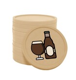 CombiCraft Gekleurde speciaalbier consumptiemunten Ø29mm - 100 stuks