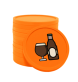 CombiCraft Gekleurde speciaalbier consumptiemunten Ø29mm - 100 stuks