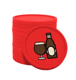 CombiCraft Gekleurde speciaalbier consumptiemunten Ø29mm - 100 stuks