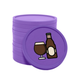 CombiCraft Gekleurde speciaalbier consumptiemunten Ø29mm - 100 stuks