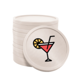 Gekleurde cocktail consumptiemunten Ø29mm - 100 stuks