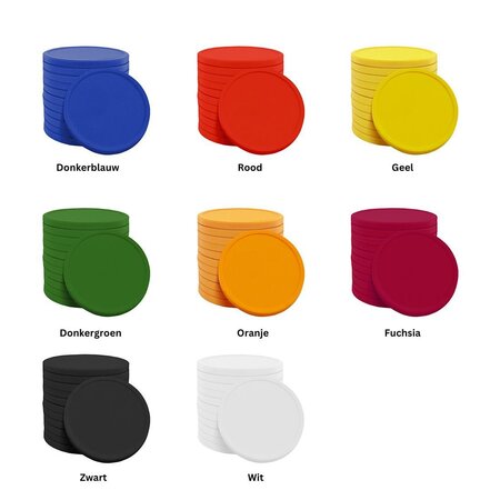 CombiCraft Biologisch afbreekbare munten Ø29mm met jouw eigen ontwerp - per 100 stuks