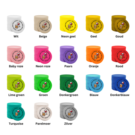 CombiCraft Gekleurde good for one drink consumptiemunten Ø29mm - 100 stuks