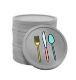 Gekleurde bestek consumptiemunten Ø29mm - per 100 stuks