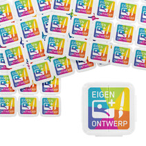 Plastic breekmunten bedrukt - 1000 stuks