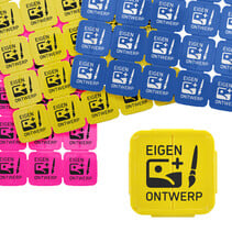 Plastic breekmunten bedrukt - 1000 stuks