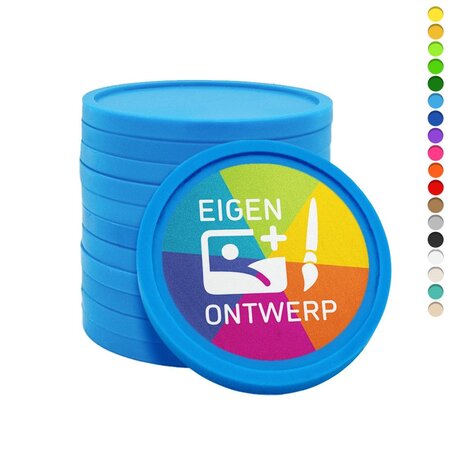 CombiCraft Plastic munten Ø29mm met jouw eigen ontwerp