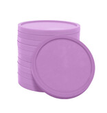 Blanco gerecycled plastic munten Ø29mm - per 100 stuks
