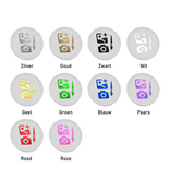 CombiCraft Plastic munten Ø29mm met jouw eigen ontwerp in foliedruk - per 1000 stuks