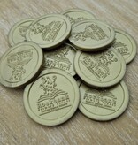 CombiCraft Plastic reliëfmunten Ø29mm met jouw ontwerp - per 1000 stuks