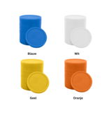 CombiCraft Plastic munten Ø24mm bedrukken met eigen ontwerp - per 100 stuks