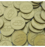 CombiCraft Plastic reliëfmunten met koffie/thee icoon Ø29mm - per 250 stuks