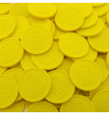 Plastic reliëfmunten met bier icoon Ø29mm - per 250 stuks