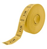Consumptiebonnen op rol 57x30mm € 1 - per 1000 bonnen