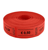 Consumptiebonnen op rol 57x30mm € 0,50 - per 1000 bonnen