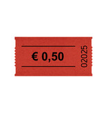 Consumptiebonnen op rol 57x30mm € 0,50 - per 1000 bonnen