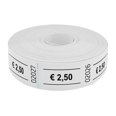 Consumptiebonnen op rol 57x30mm € 2,50 - per 1000 bonnen