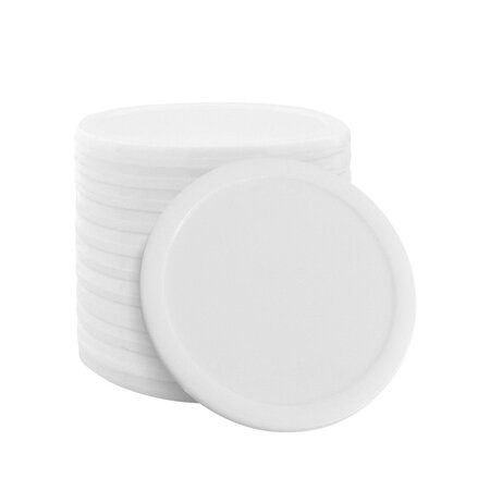 CombiCraft Blanco plastic munten Ø28mm wit - per 100 stuks