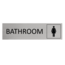 Aluminium deurbordje Bathroom 165 x 45 mm - per 1 stuk