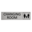 Aluminium deurbordje Family changing room en icon 165 x 45 mm - per 1 stuk