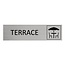 Aluminium deurbordje Terrace 165 x 45 mm - per 1 stuk