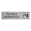 CombiCraft Aluminium deurbordje Flexible workspace 165 x 45 mm - per 1 stuk