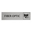 CombiCraft Aluminium deurbordje Fiber optic 165 x 45 mm - per 1 stuk