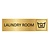 CombiCraft Goud aluminium deurbordje Laundry room