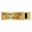 CombiCraft Goud aluminium deurbordje Please close the door 165 x 45 mm - per 1 stuk