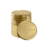 CombiCraft Messing naslag Miele munten 1699360 met gat - per 100 stuks