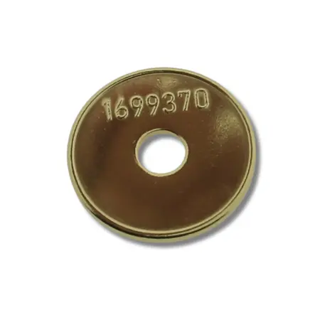 CombiCraft Messing naslag Miele munten 1699370 met gat - per 100 stuks